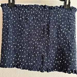 NWOT American Eagle Blue Strapless Tank Top, Size Medium